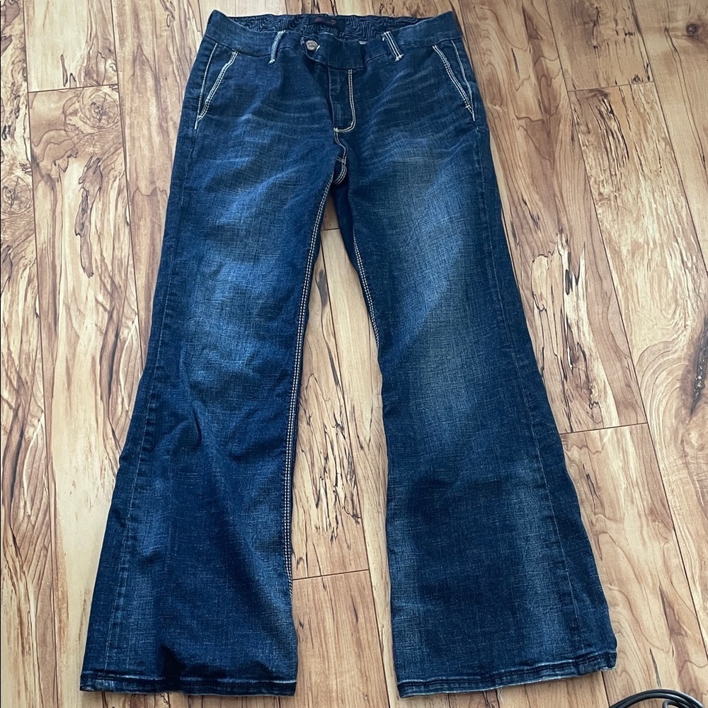 Seven7 Dark Blue Denim Jeans - Picture 3 of 10